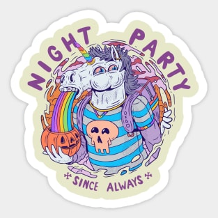 night party Sticker